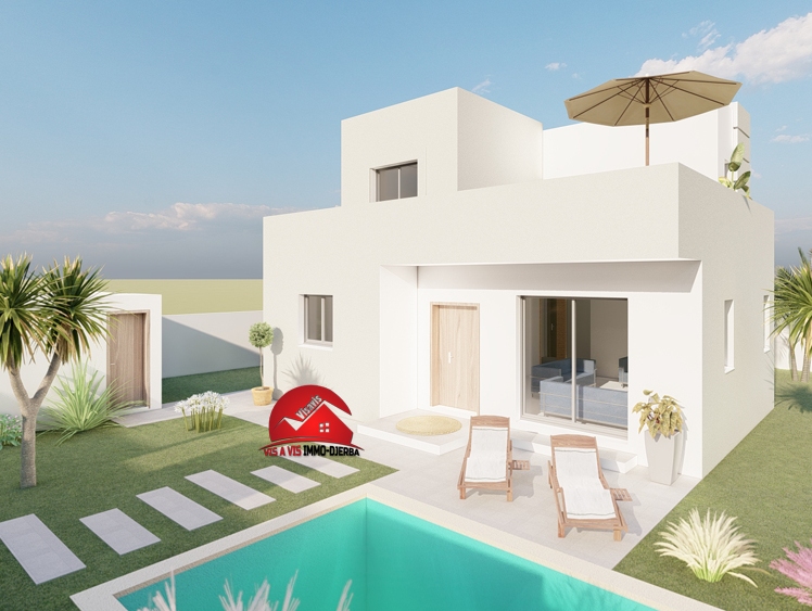 PROJET VILLA AVEC PISCINE - RÉF P447