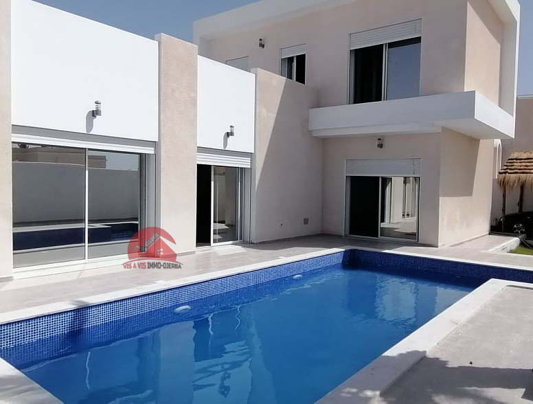 Vente villa neuve avec piscine privée - Réf V537