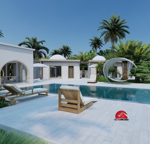 Projet de maison d’hôtes à vendre à Djerba - Réf P601