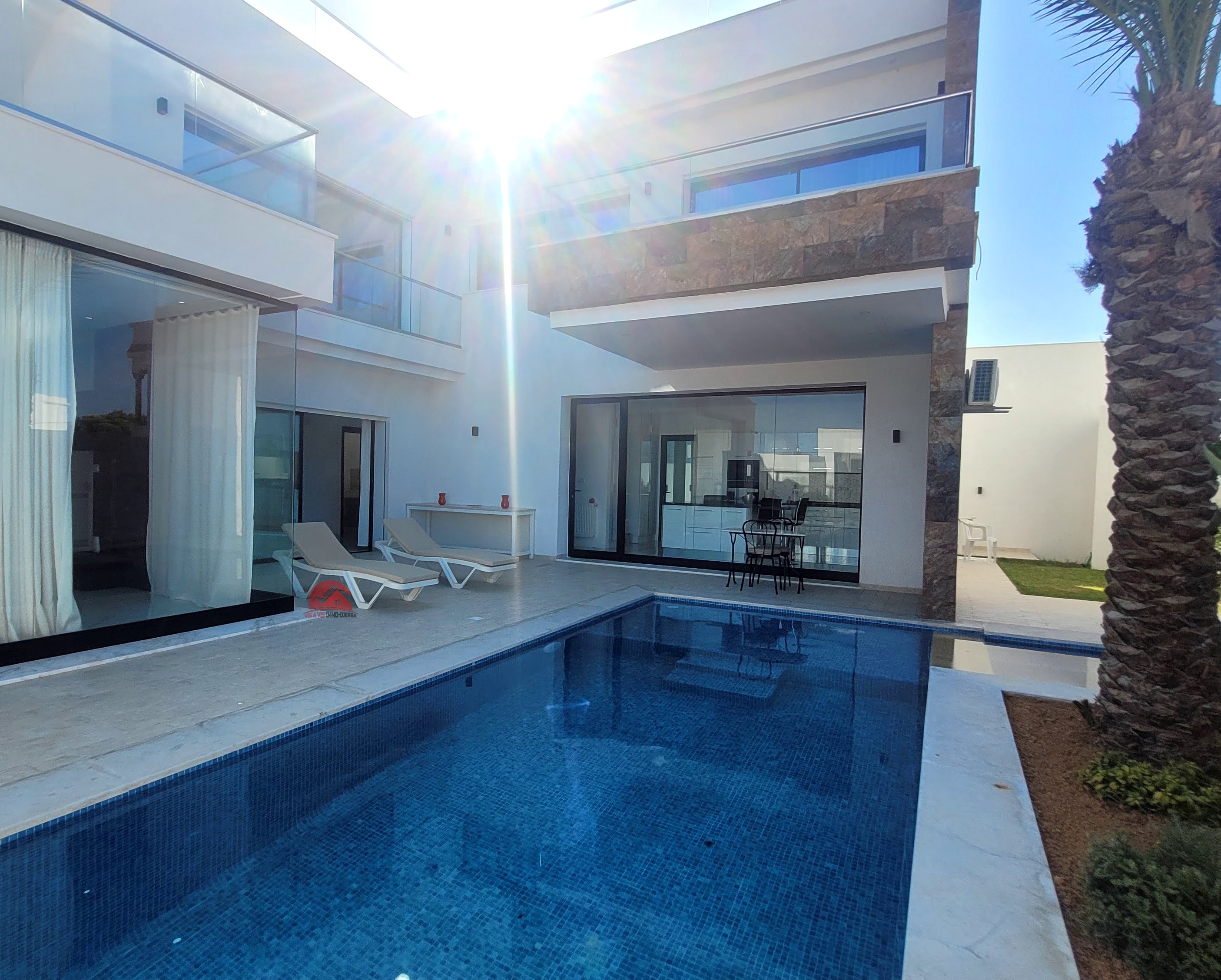 Vente villa haut de gamme à la zone touristique Midoun - Réf V605