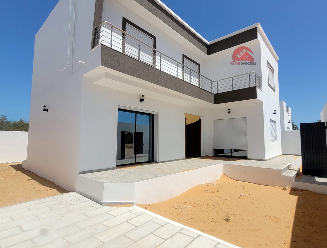 Villa neuve sans meubles à louer à Midoun - Réf L716