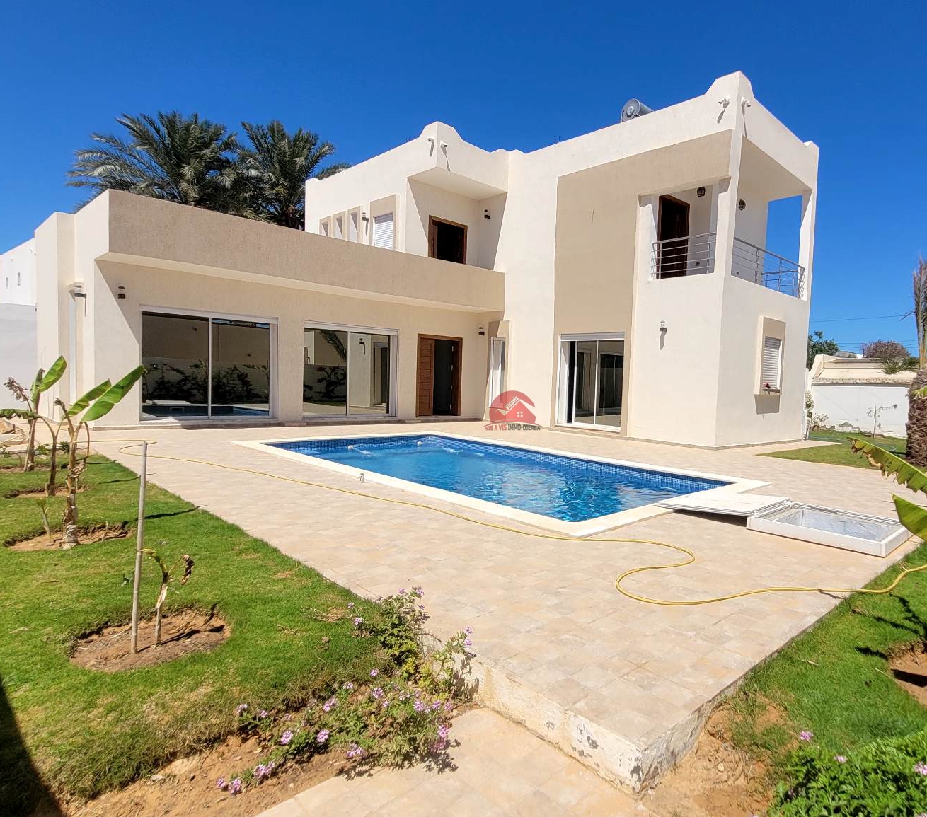 Location annuelle de villa avec piscine à Tezdaine Djerba - Réf L717