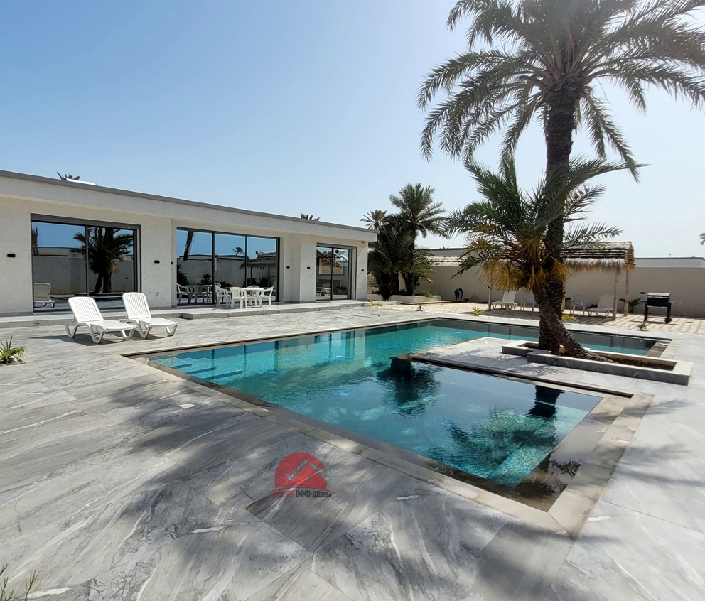 Vente villa neuve à Djerba Tezdaine - Réf V638