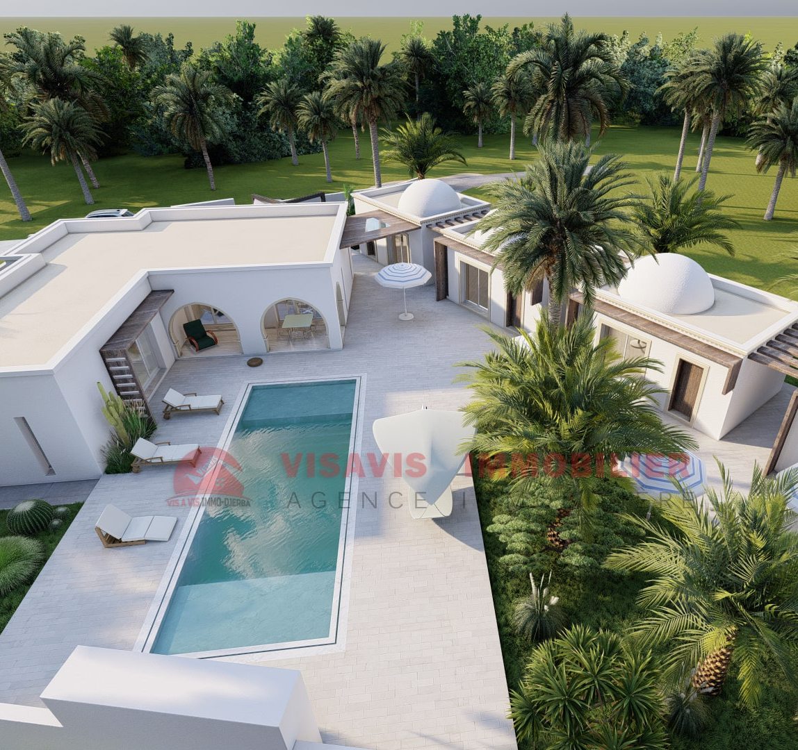 Projet de maison d’hôtes à vendre à Djerba - Réf P601