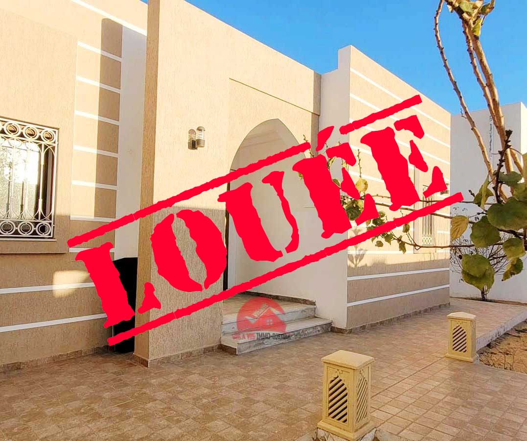 Location annuelle de villa à Houmt Souk Djerba - Réf L748