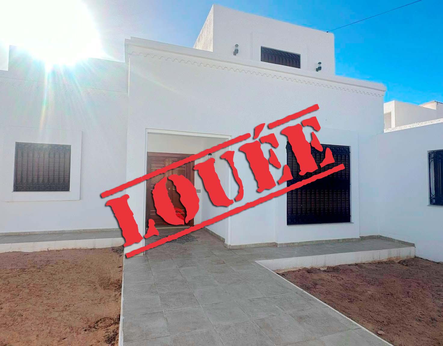 Location annuelle d'une villa sans meubles à Djerba - Réf L750