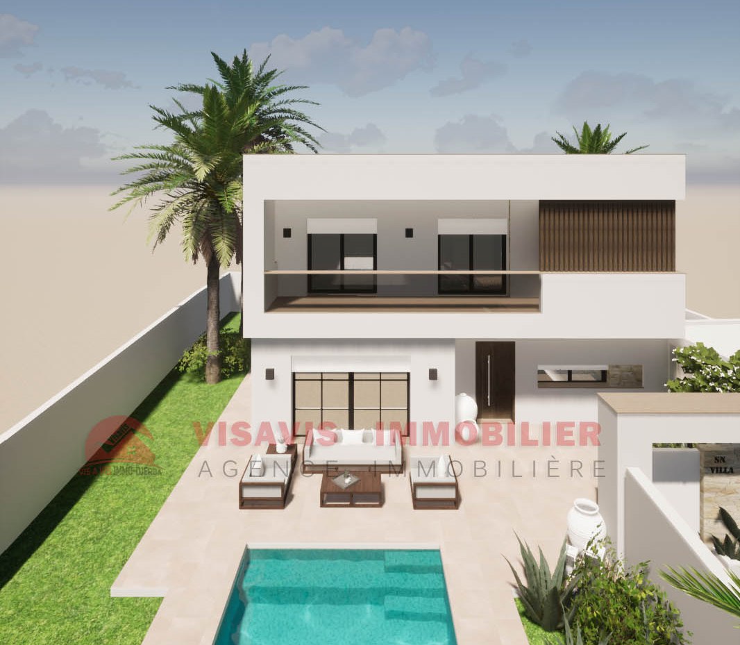 Construction villa en zone Urbaine Djerba - Réf P694