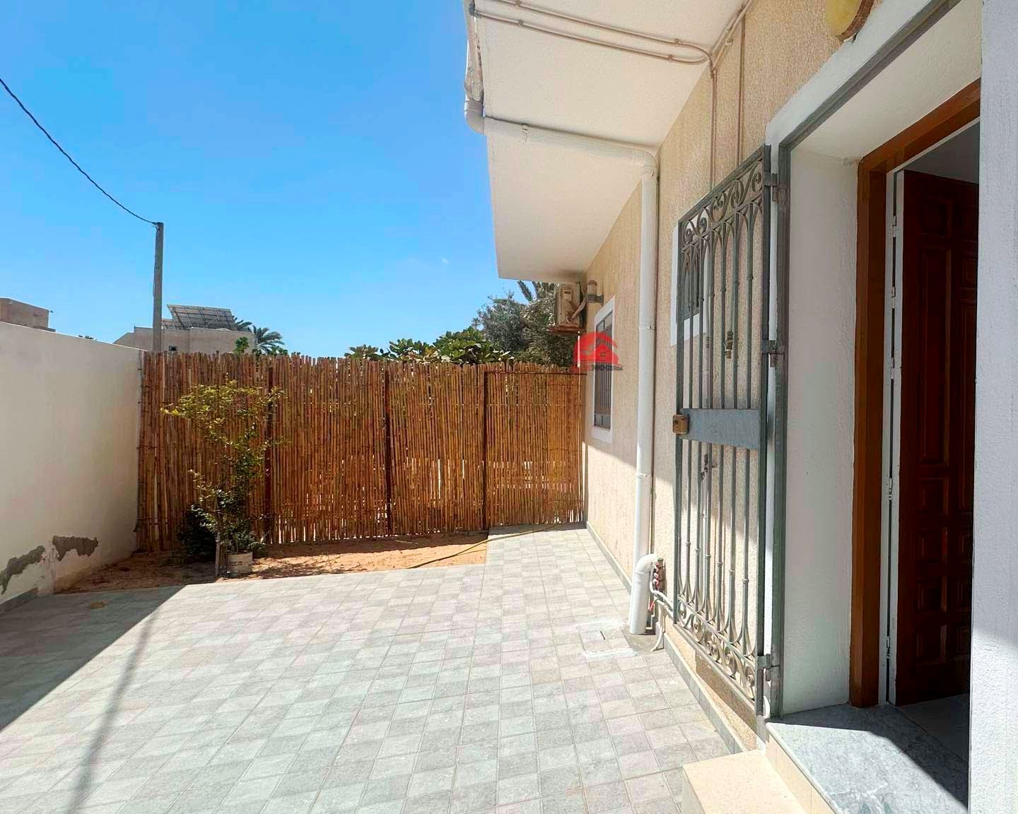 Maison en rez de chaussée à louer à Midoun Djerba