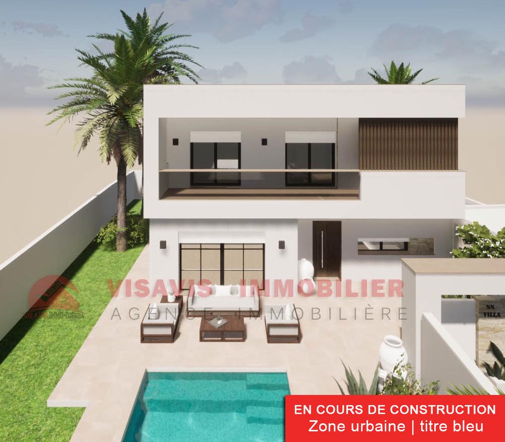 Construction villa en zone Urbaine Djerba ZU