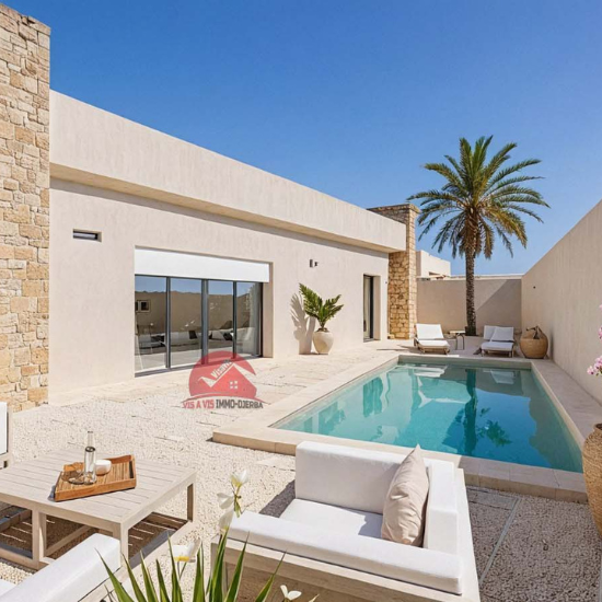 Réalisez votre rêve : La Construction de villa clé en main à Djerba avec VIS À VIS IMMOBILIER