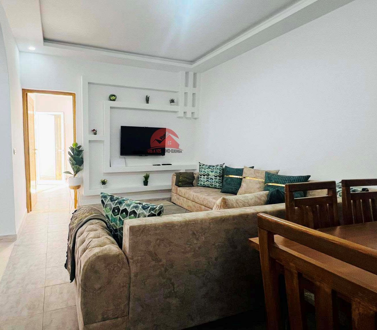 Location annuelle appartement en zone touristique Djerba