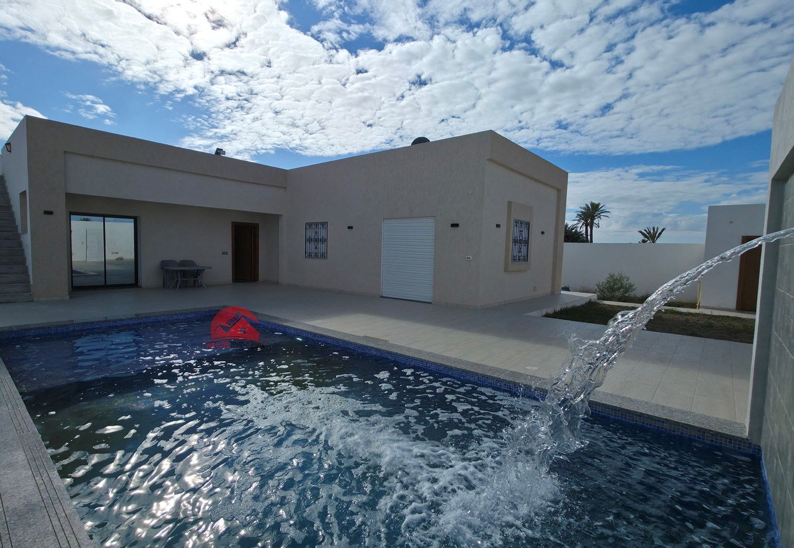 Location annuelle d'une villa avec piscine à Sidi Jmour