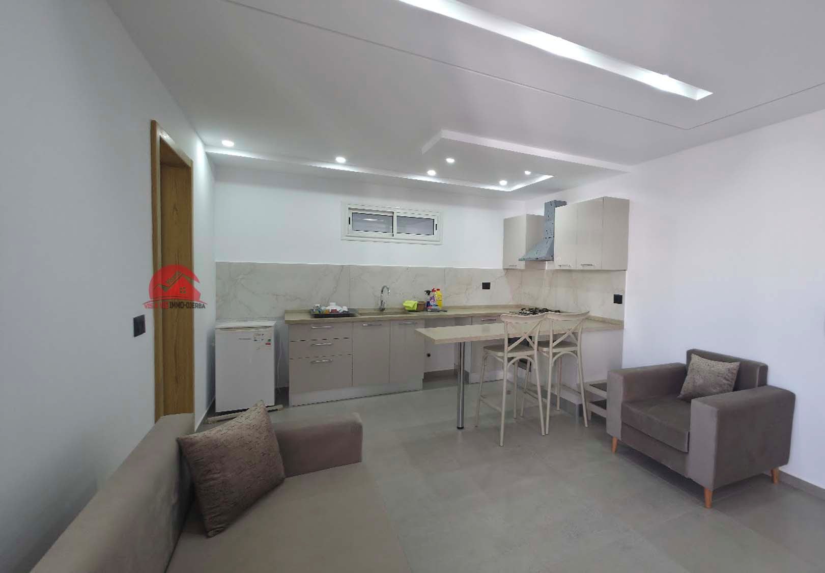 Un studio S1 à louer à Houmt souk Djerba