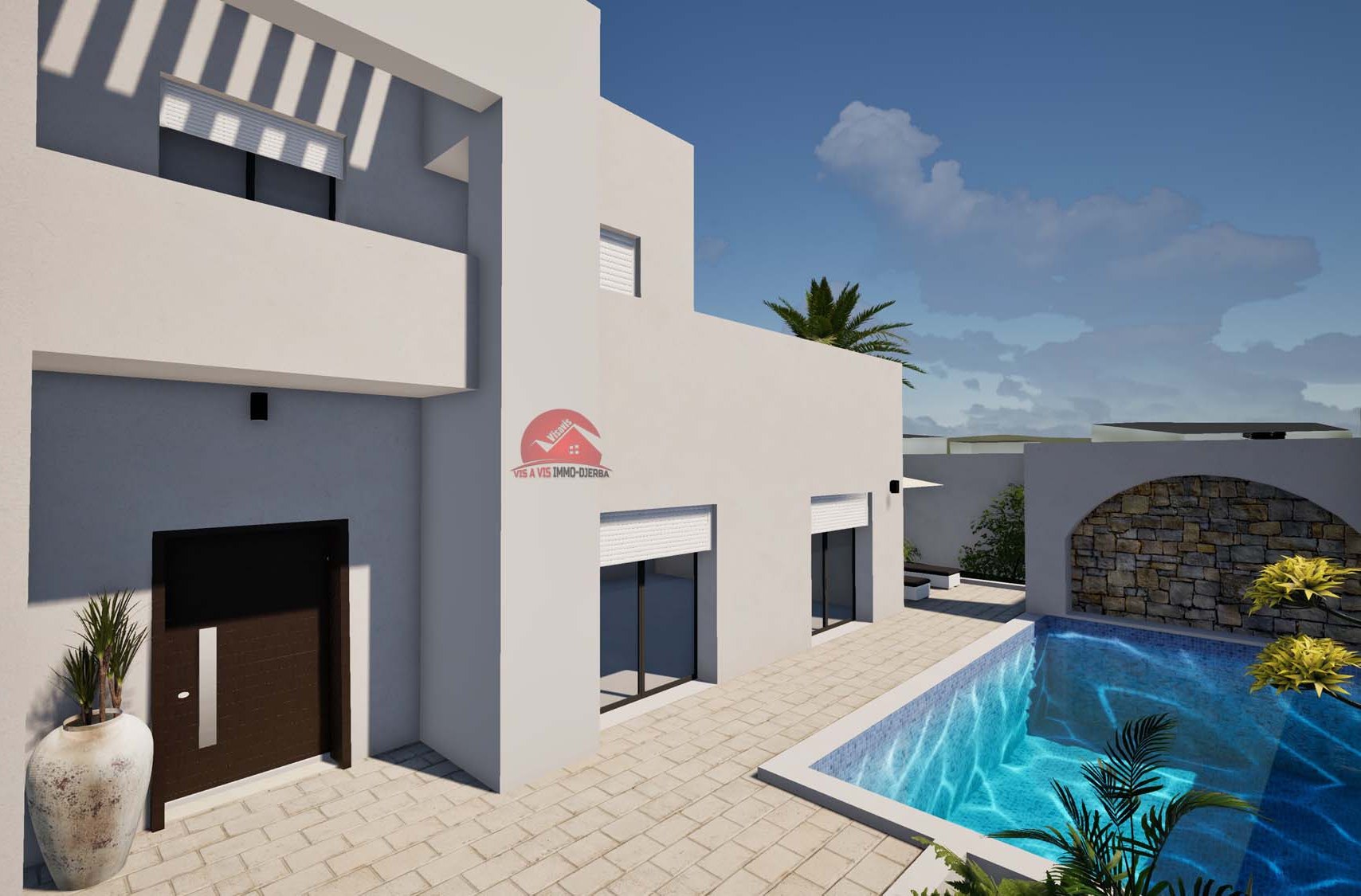 Construction villa avec piscine à Houmt Souk Djerba – ZU