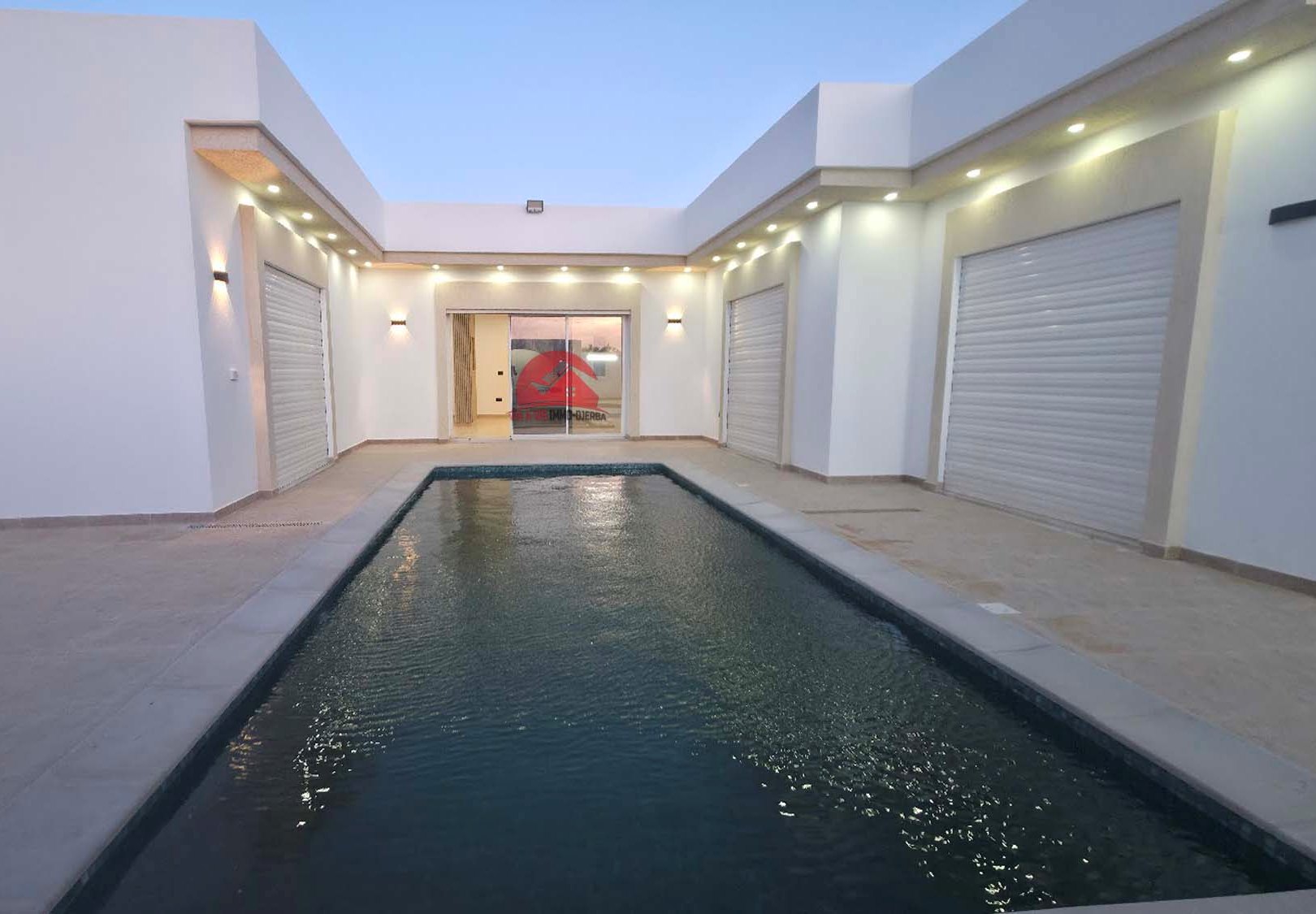 Villa neuve titrée à vendre à Ghizen Djerba – ZA