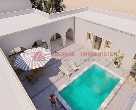 Houch djerbien clé en main – Projet immobilier à Djerba