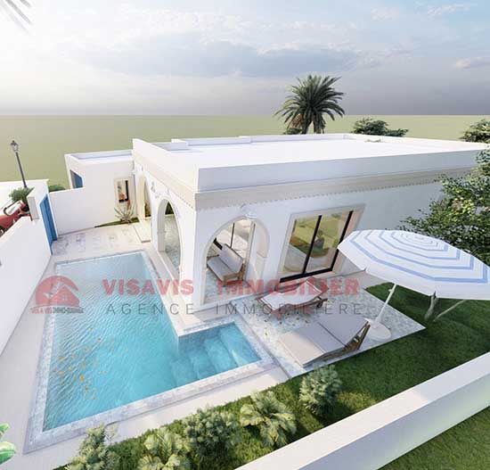 Villa clé en main à vendre à Djerba – Projet immobilier