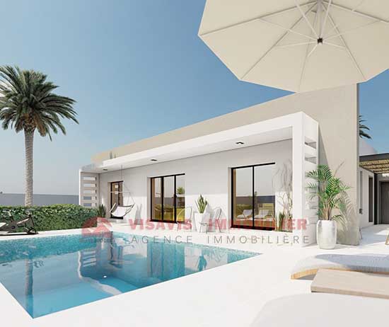 A vendre à Houmt Souk Djerba – Projet de villa avec piscine