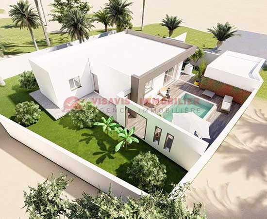 Villa moderne avec piscine à vendre à Houmt Souk Djerba