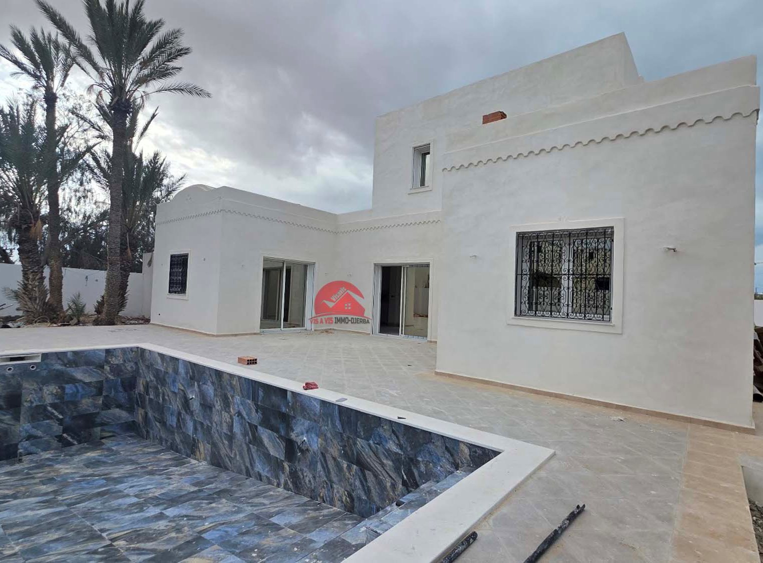 Propriété titrée avec piscine à vendre à Mezraya Djerba – Zone agricole
