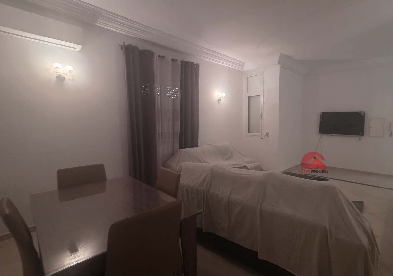 Location annuelle appartement meublé à Midoun Djerba
