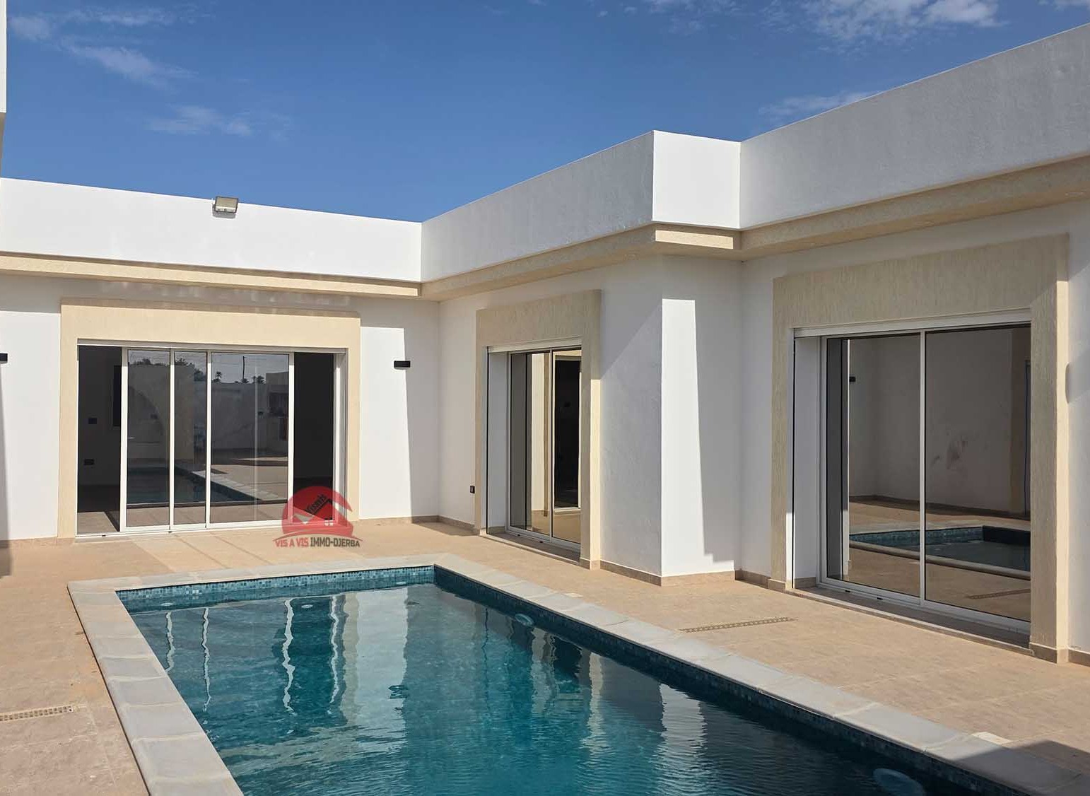 Villa neuve titrée à vendre à Ghizen Djerba – ZA