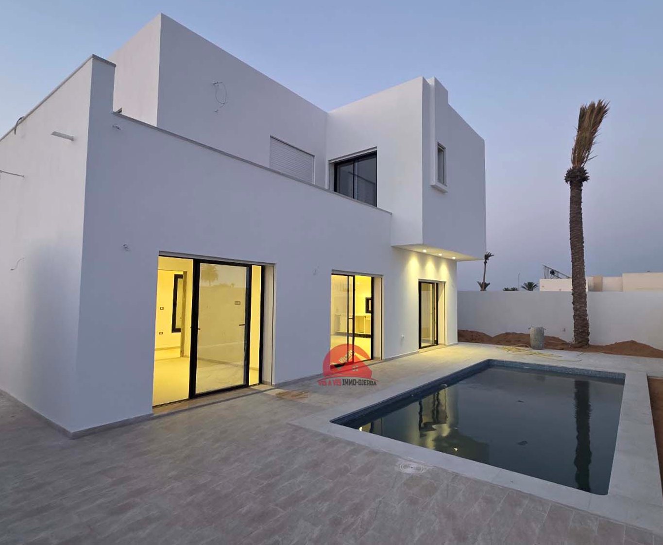 Vente villa avec piscine à Djerba Tunisie – ZU