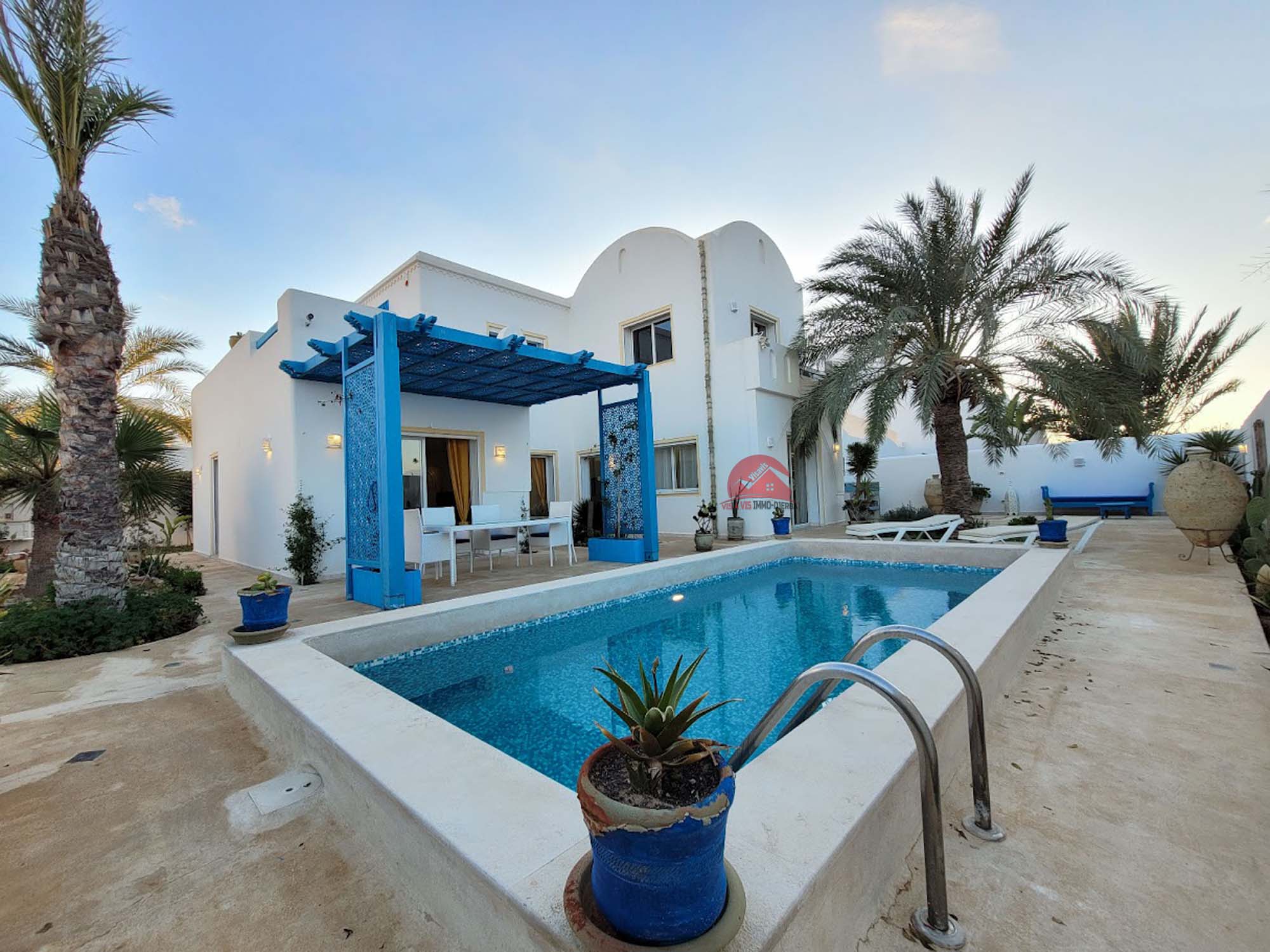 Location annuelle d'une charmante villa Houmt souk Djerba