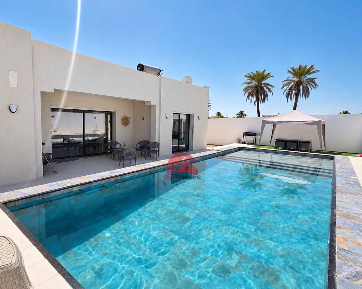 Villa avec piscine privée à vendre à Midoun Djerba - ZA